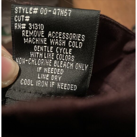 A. Byer Pants‎ Cropped Women’s Size 7 Junior’s Mid Rise Brown Ladies New - Picture 7 of 7